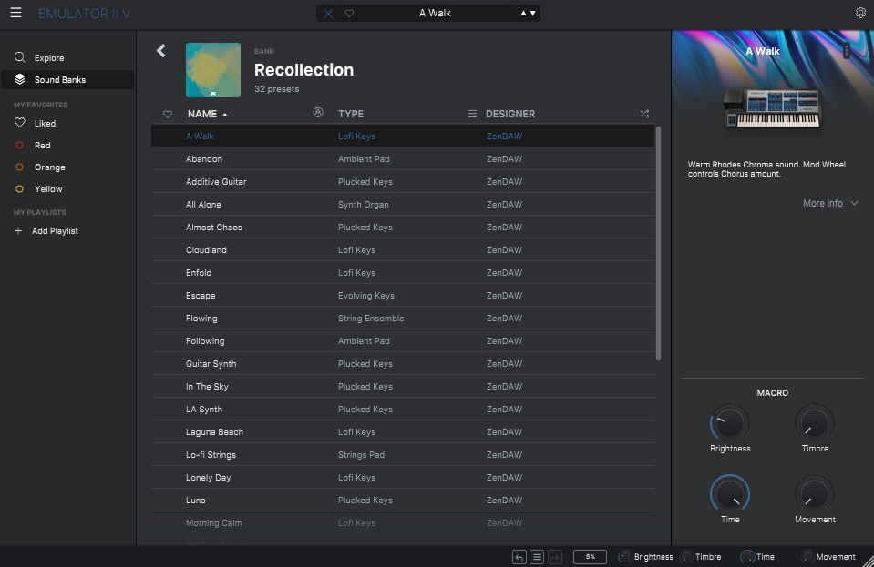 ZenDAW - Recollection: Arturia Screenshot 2