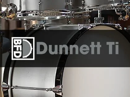BFD Drums - BFD Dunnett Ti Plugins & FX Software GUI Artwork