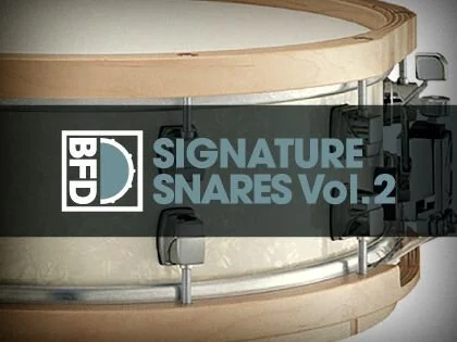 BFD Drums - BFD Signature Snares Vol.2 Plugins & FX Software GUI Artwork