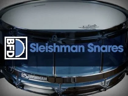 BFD Drums - BFD Sleishman Snares Plugins & FX Software GUI Artwork