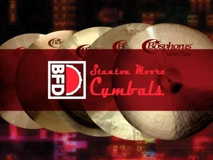BFD Drums - BFD Stanton Moore Cymbals Plugins & FX Software GUI Artwork