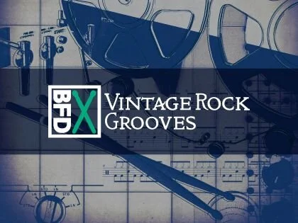 BFD Drums -  BFD Vintage Rock Grooves Plugins & FX Software GUI Artwork