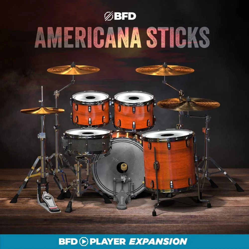 BFD Drums - BFD Americana Sticks Plugins & FX Software GUI Artwork