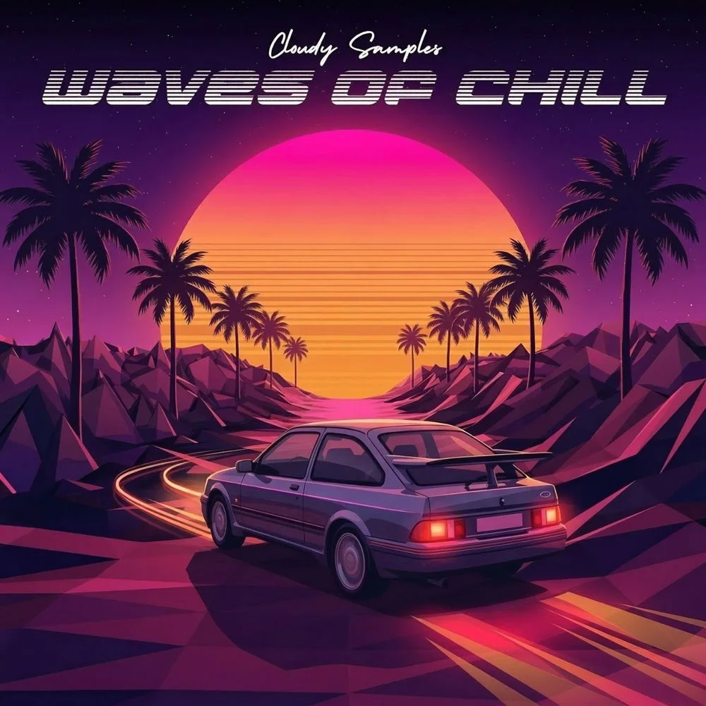 Cloudy Samples - Waves of Chill Sample Packs Software GUI Artwork