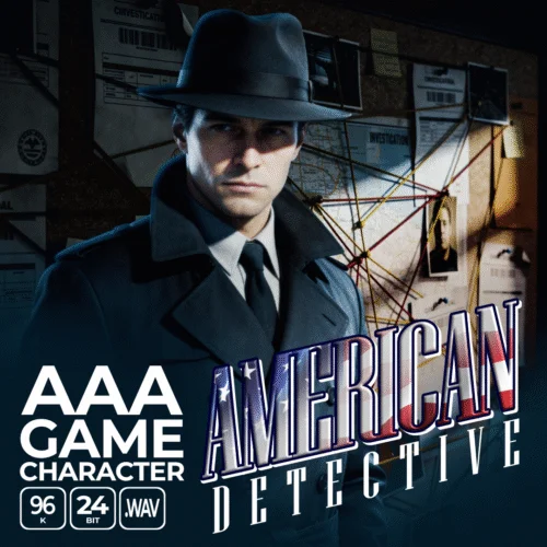 AAA Game Character - American Detective 