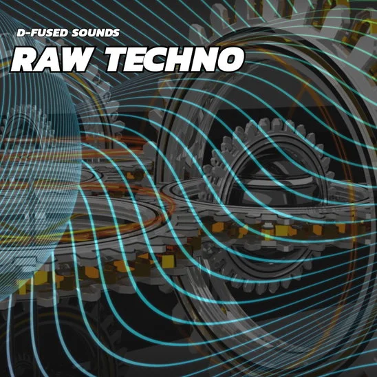 D-Fused Sounds - Raw Techno Sample Packs Software GUI Artwork