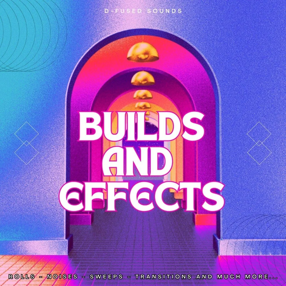 D-Fused Sounds - Builds & FX Sample Packs Software GUI Artwork