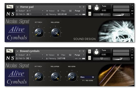 Alive Instruments - Alive Cymbals Screenshot 2