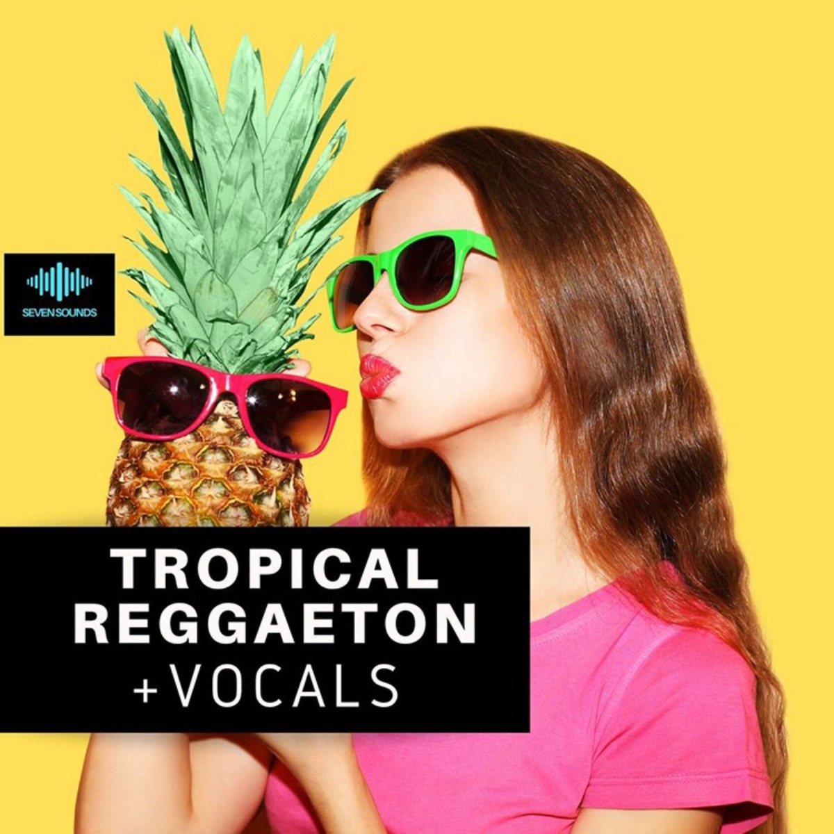 Seven Sounds - Tropical Reggaeton Sample Packs Software GUI Artwork