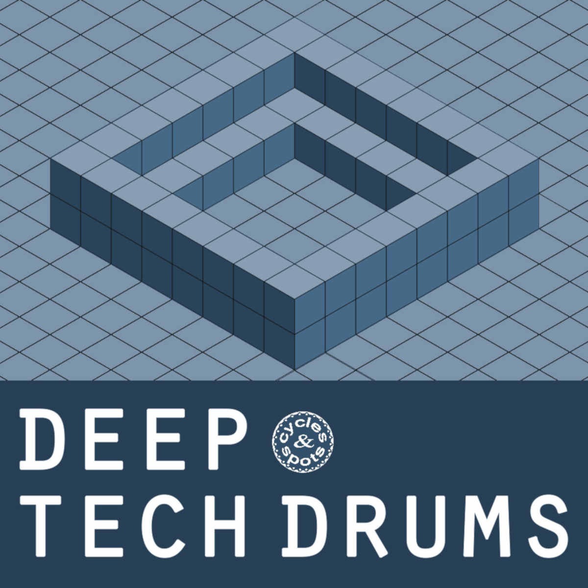 Cycles and Spots - Deep Tech Drums Sample Packs Software GUI Artwork