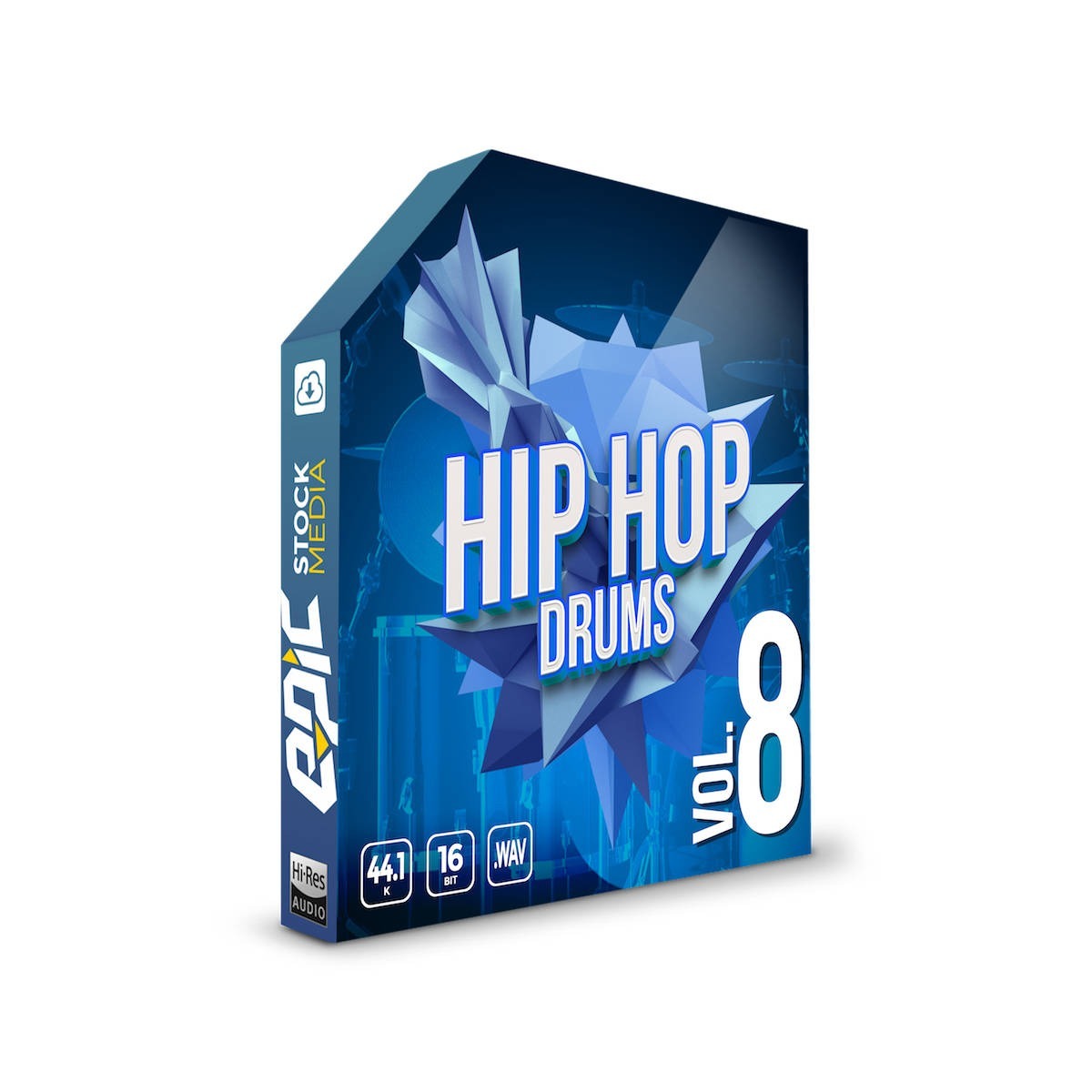 Epic Stock Media - Iconic Hip Hop Drums Vol. 8 Sample Packs Software GUI Artwork
