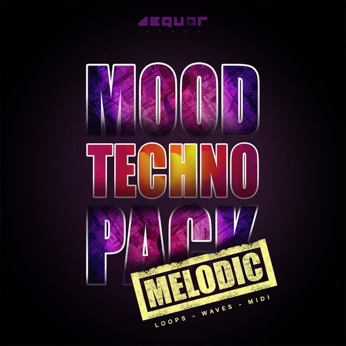 Aequor Sound - Mood Techno Sample Packs Software GUI Artwork