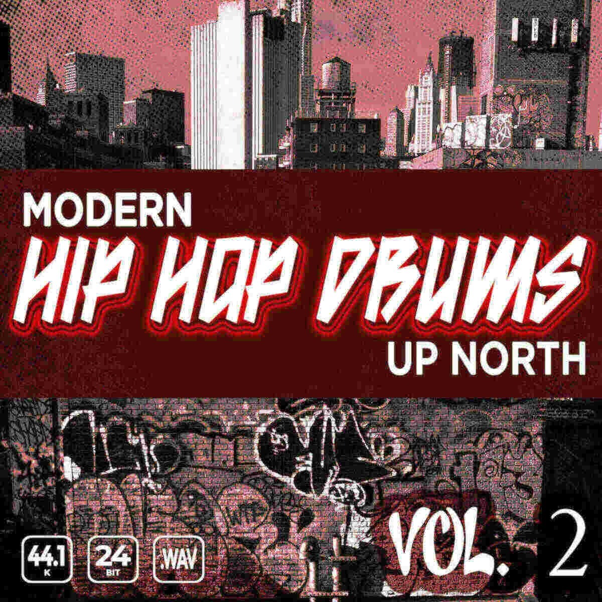 Epic Stock Media - Modern Up North Hip Hop Drums Vol 2 Sample Packs Software GUI Artwork