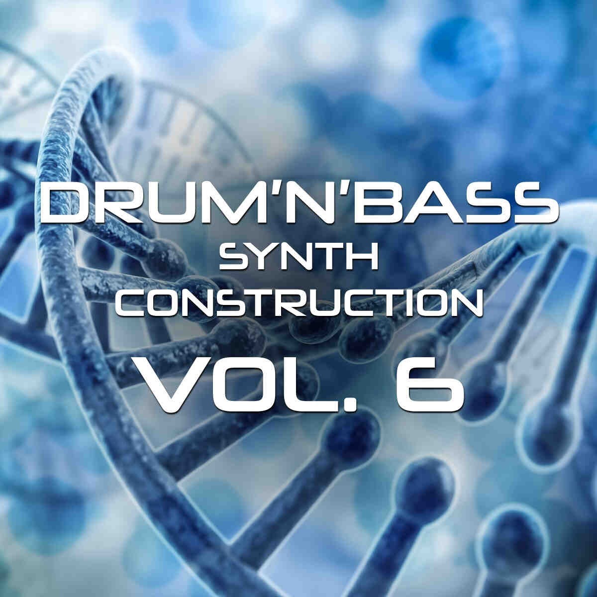 Rafal Kulik - Drum n Bass Synth Construction Vol.6 Sample Packs Software GUI Artwork