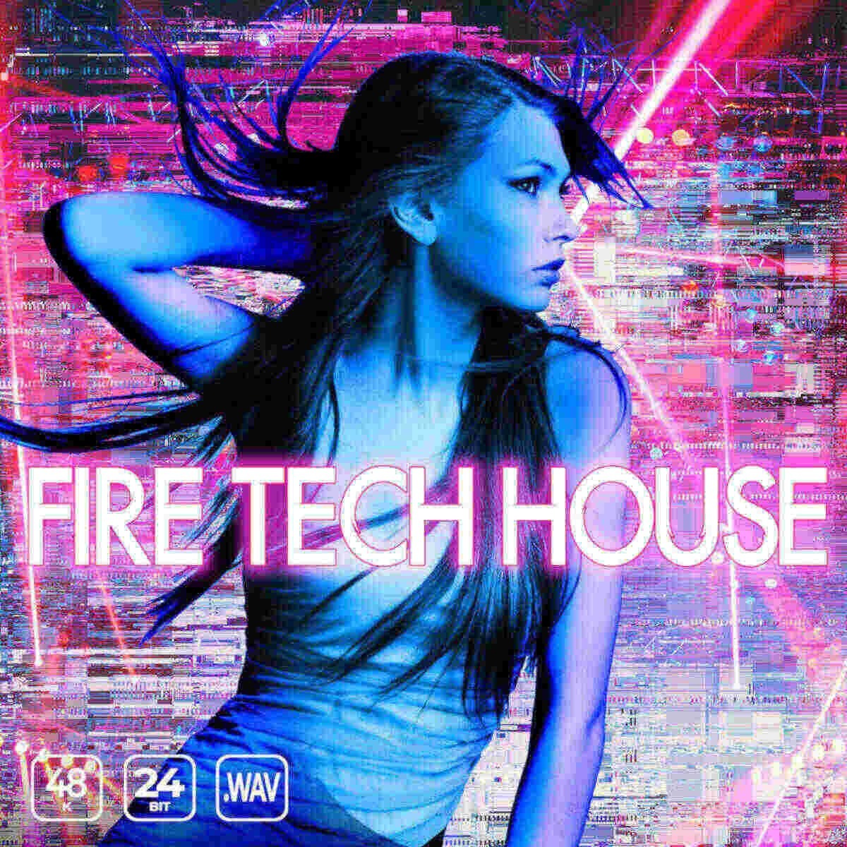 Epic Stock Media - Fire Tech House Sample Packs Software GUI Artwork
