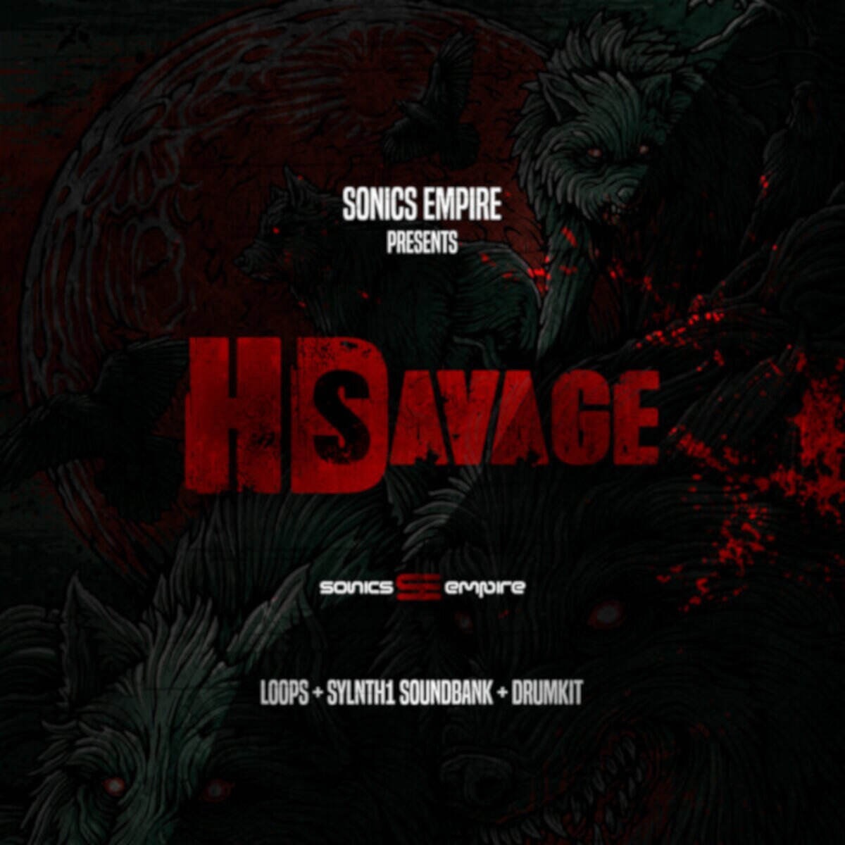 Sonics Empire - HD SAVAGE Sample Packs Software GUI Artwork