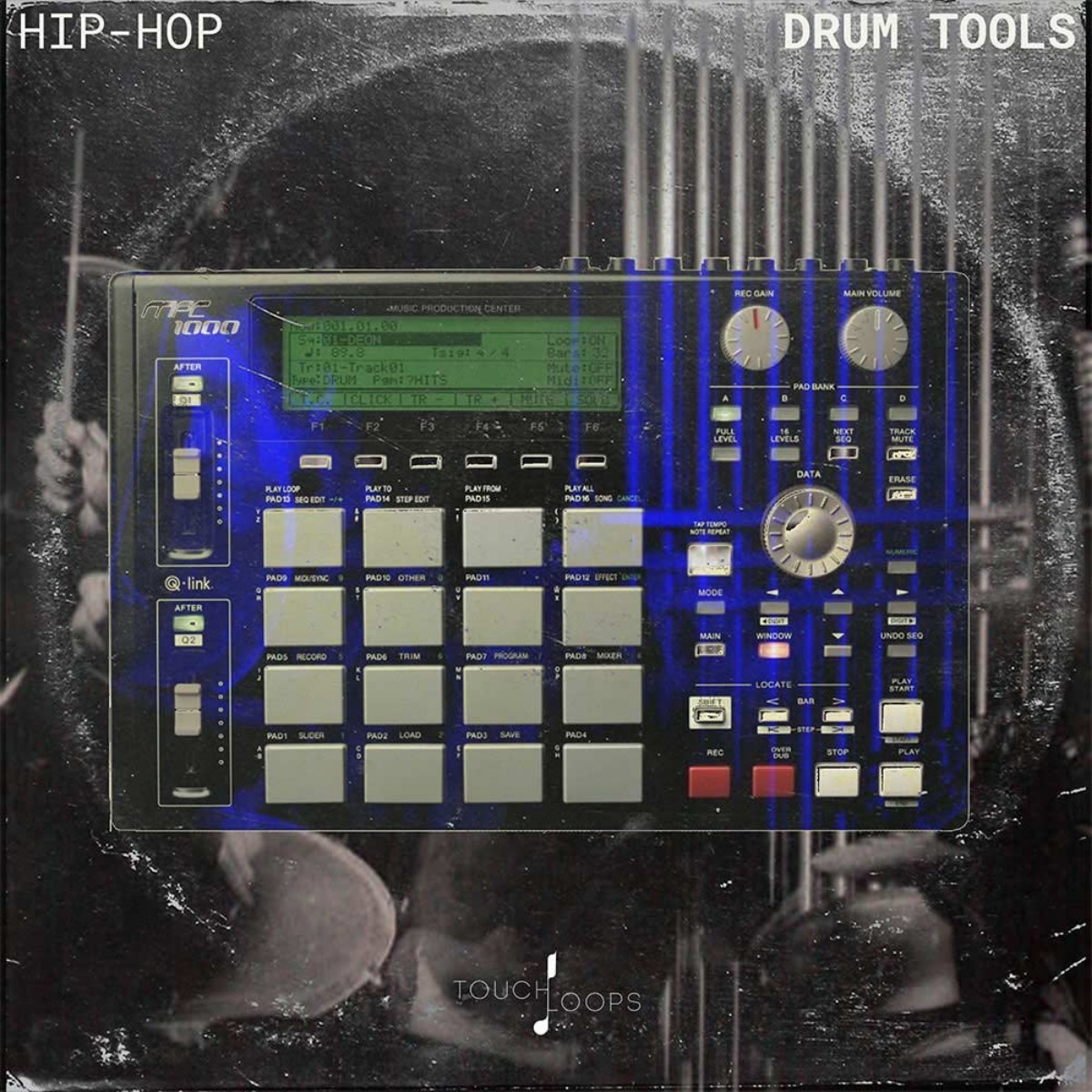 Touch Loops - Hip-Hop Drum Tools Sample Packs Software GUI Artwork