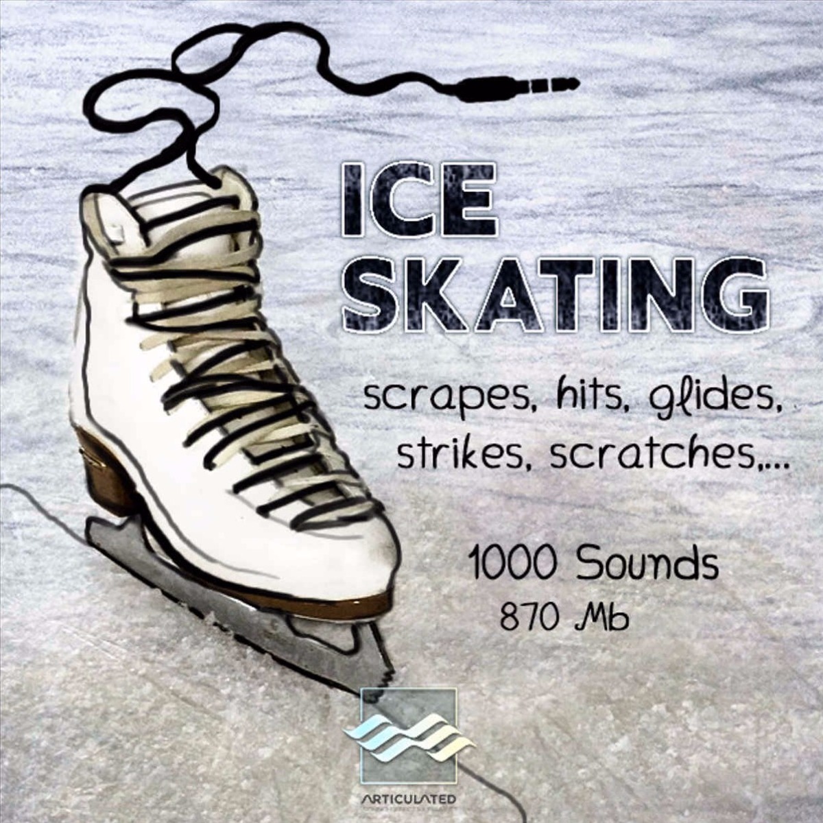 Articulated Sounds - Ice Skating Sample Packs Software GUI Artwork