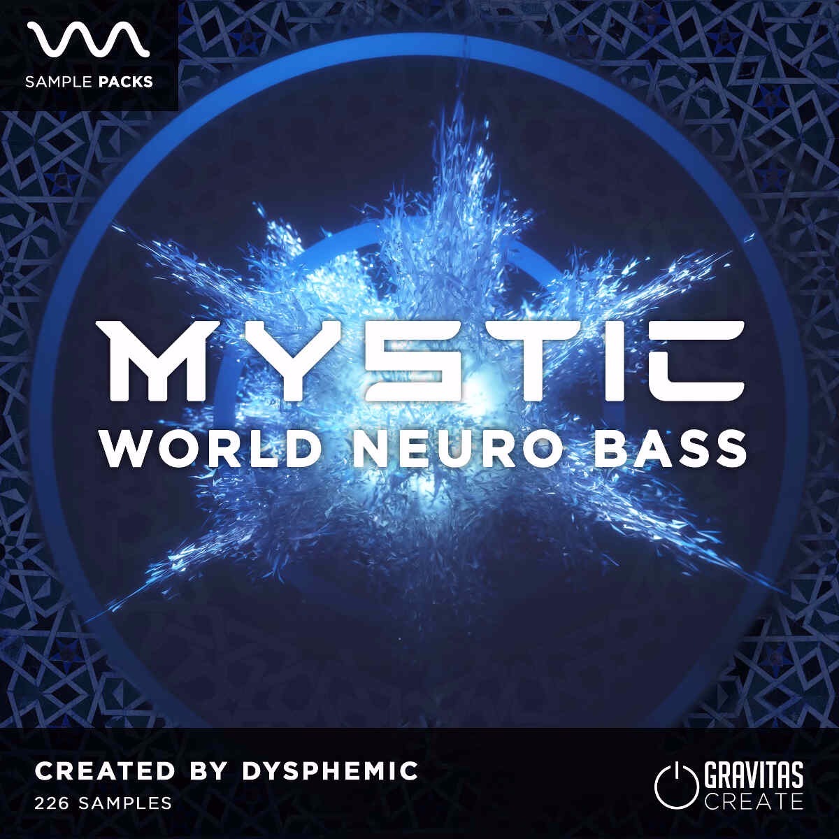 Gravitas Create - MYSTIC – World Neuro Bass Sample Packs Software GUI Artwork
