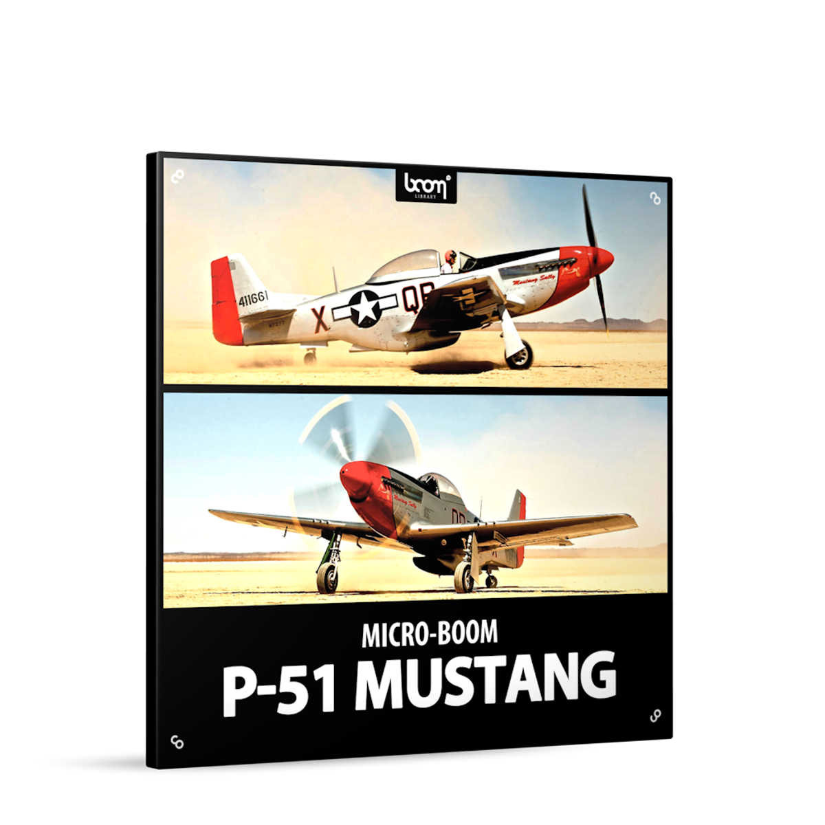 BOOM Library - P51-Mustang Sample Packs Software GUI Artwork