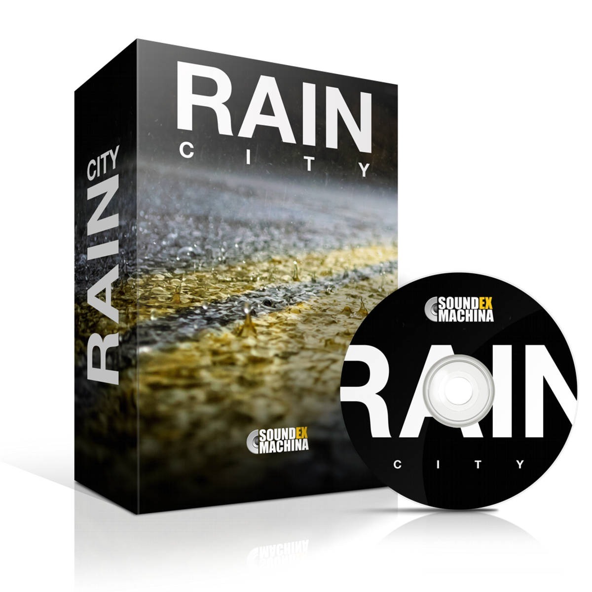 Sound Ex Machina - Rain City Sample Packs Software GUI Artwork