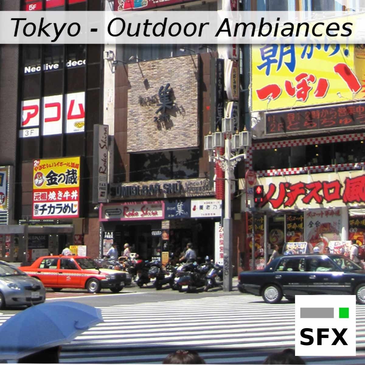Hzandbits - Tokyo Outdoor Ambiences Sample Packs Software GUI Artwork