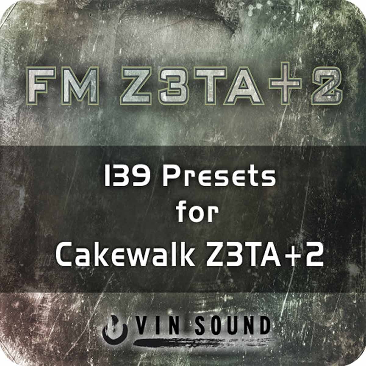 Vin Sound - FM Z3TA+2 Presets Software GUI Artwork