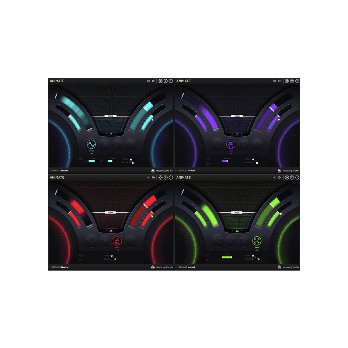 Mastering the Mix - Animate Plugins & FX Software GUI Artwork