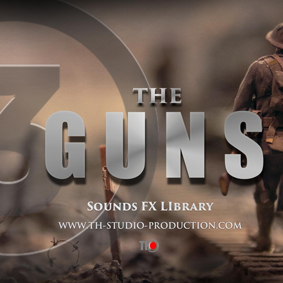 TH Studio - The Guns Vol. 3 Sample Packs Software GUI Artwork