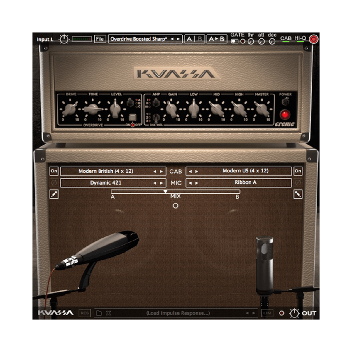 Kuassa - Amplifikation Creme Plugins & FX Software GUI Artwork