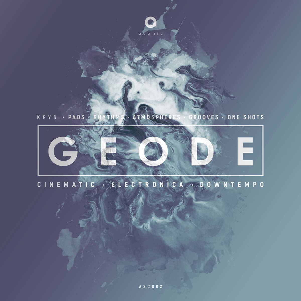 Asonic - Geode Sample Packs Software GUI Artwork