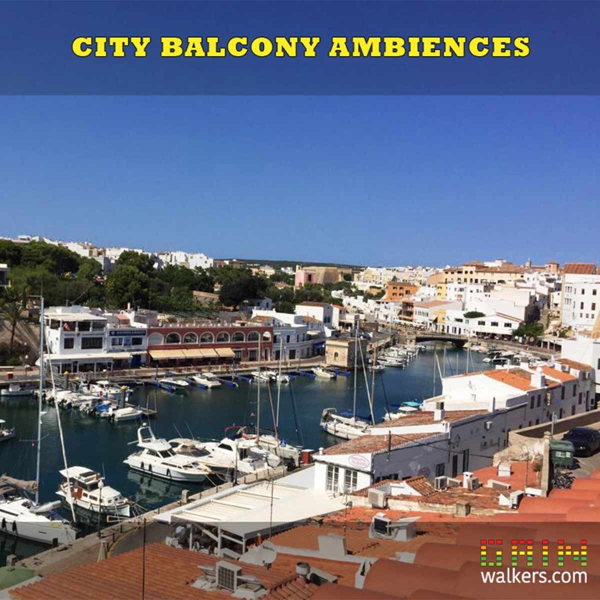 Gain Walkers - City Balcony Ambiences Sample Packs Software GUI Artwork