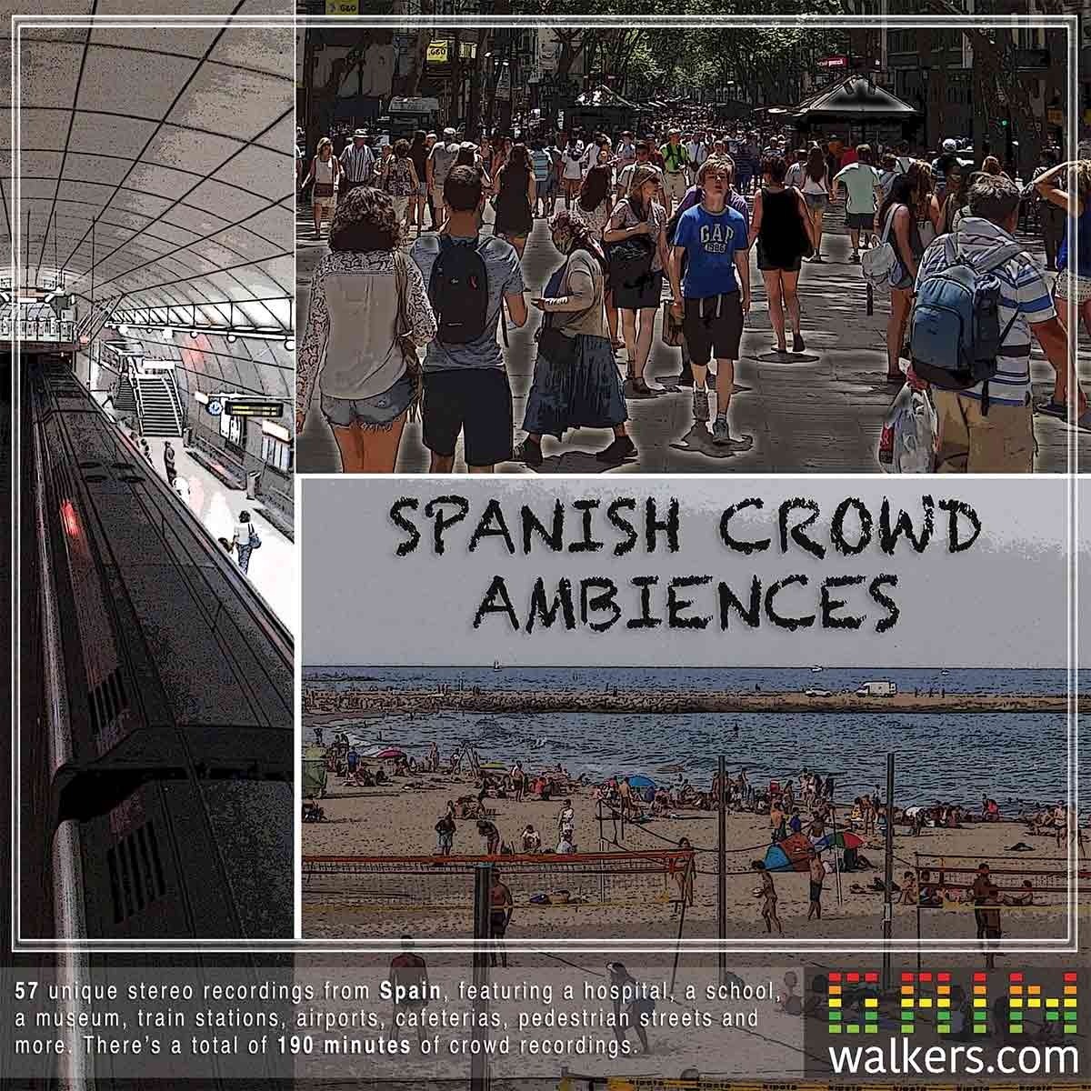 Gain Walkers - Spanish Crowd Ambiences Sample Packs Software GUI Artwork