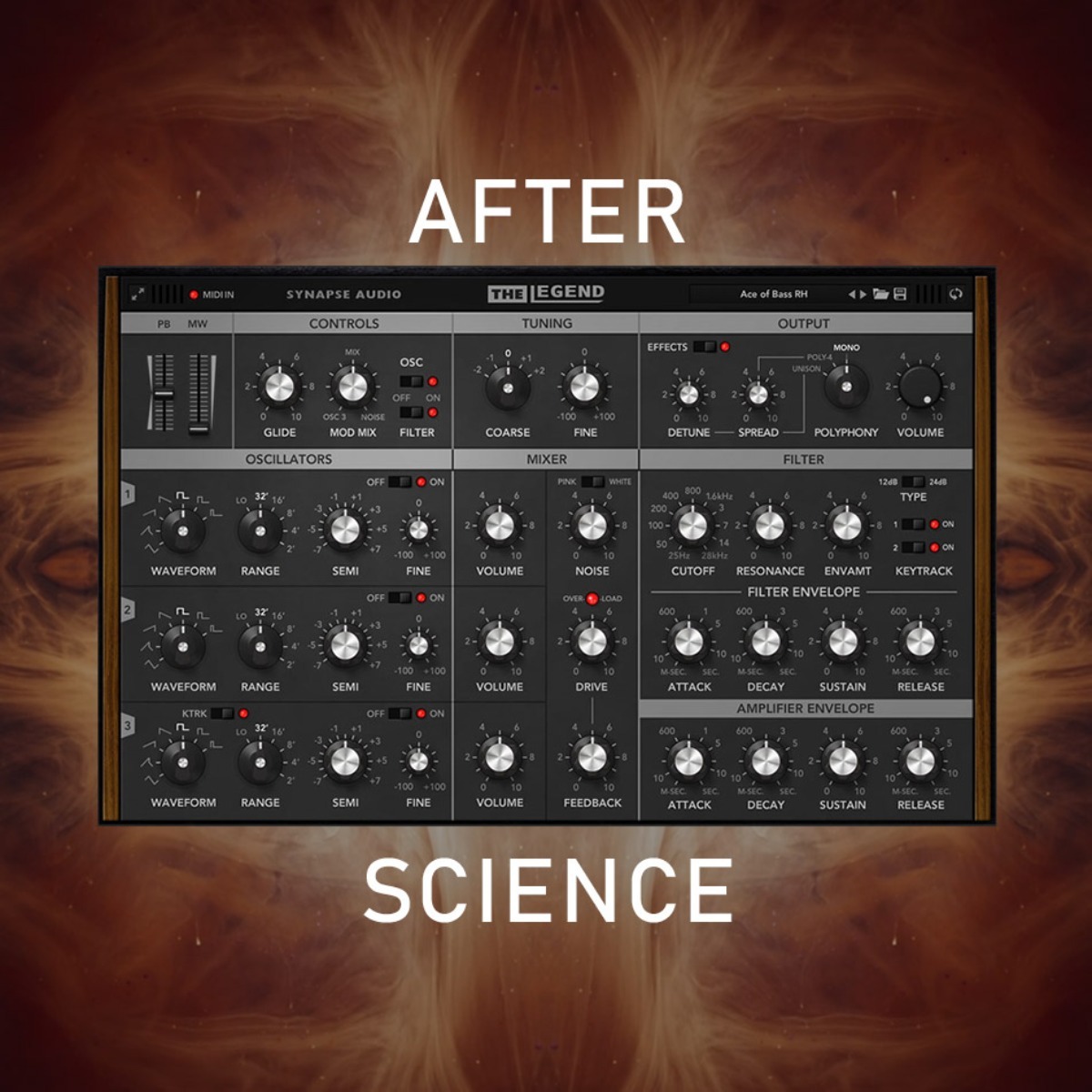 Beautiful Void Audio - After Science Presets Software GUI Artwork