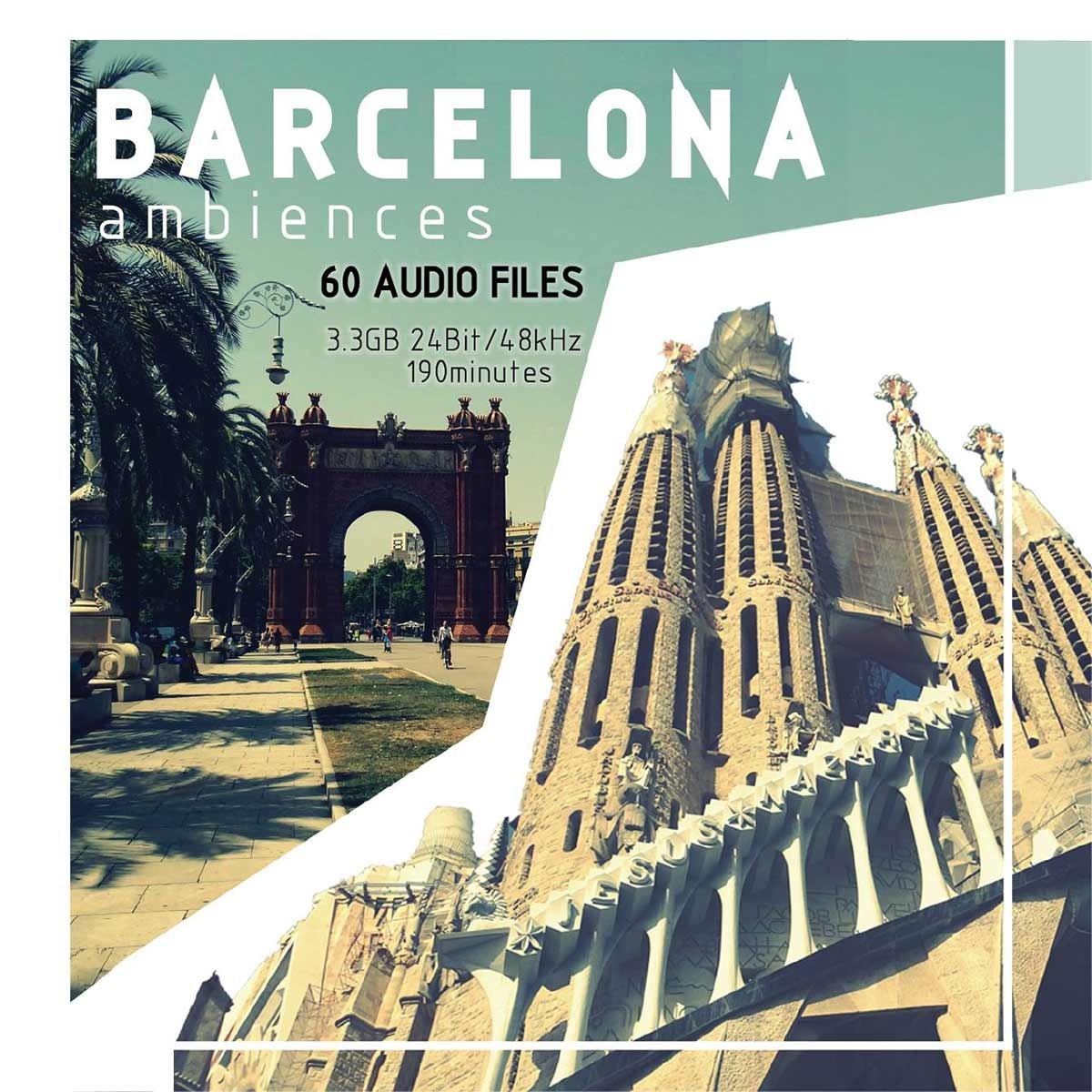 Gain Walkers - Barcelona Ambiences Sample Packs Software GUI Artwork