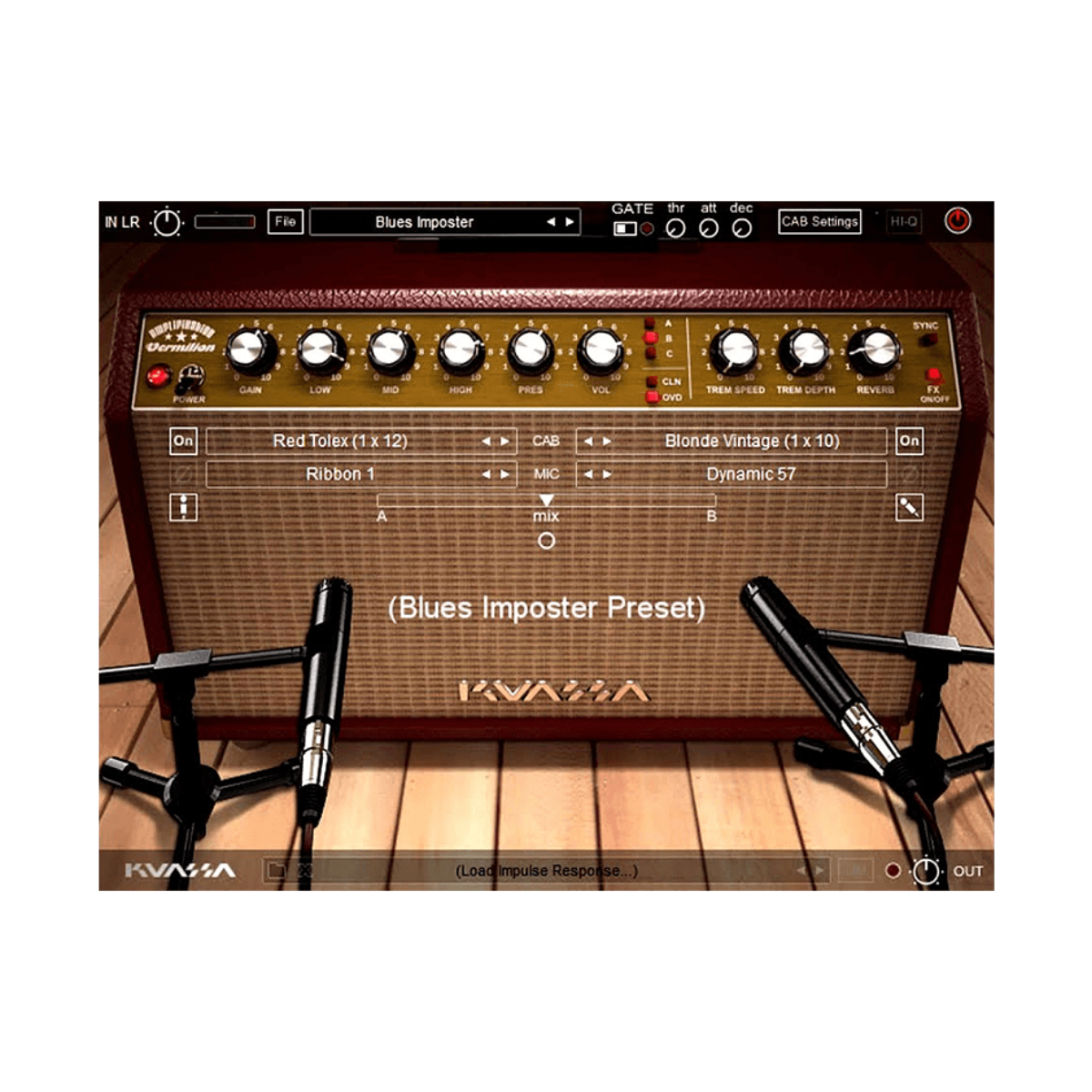 Kuassa - Amplifikation Vermilion Plugins & FX Software GUI Artwork
