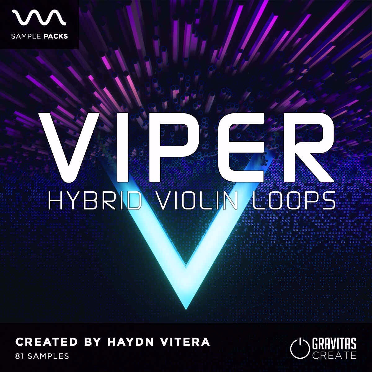 Gravitas Create - Viper - Hybrid Violin Loops Sample Packs Software GUI Artwork
