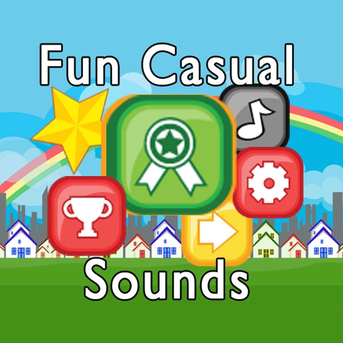 Gamemaster Audio - Fun Casual Sounds Sample Packs Software GUI Artwork