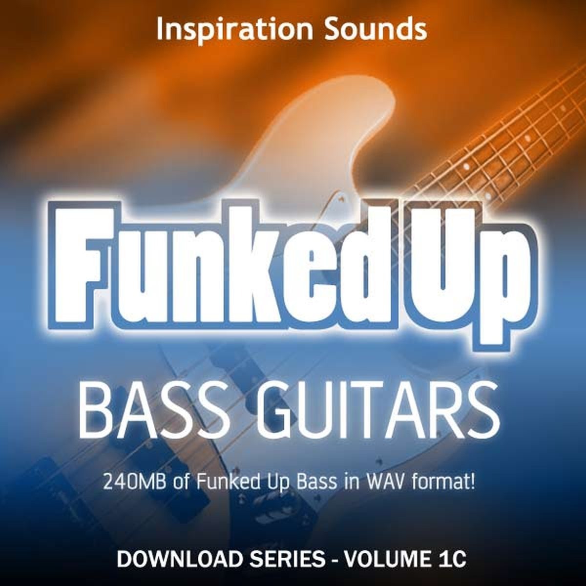 Inspiration Sounds - Funked Up Bass Guitars Sample Packs Software GUI Artwork