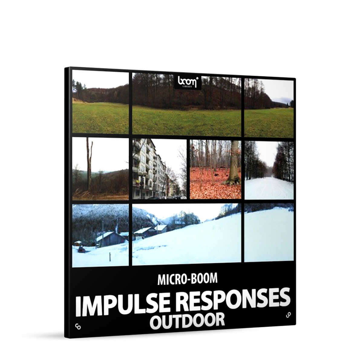 BOOM Library - Outdoor Impulse Responses Sample Packs Software GUI Artwork