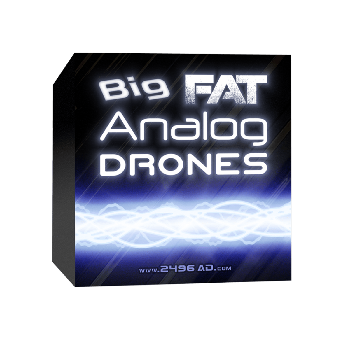 2496 A.D. - Big Fat Analog Drones Sample Packs Software GUI Artwork