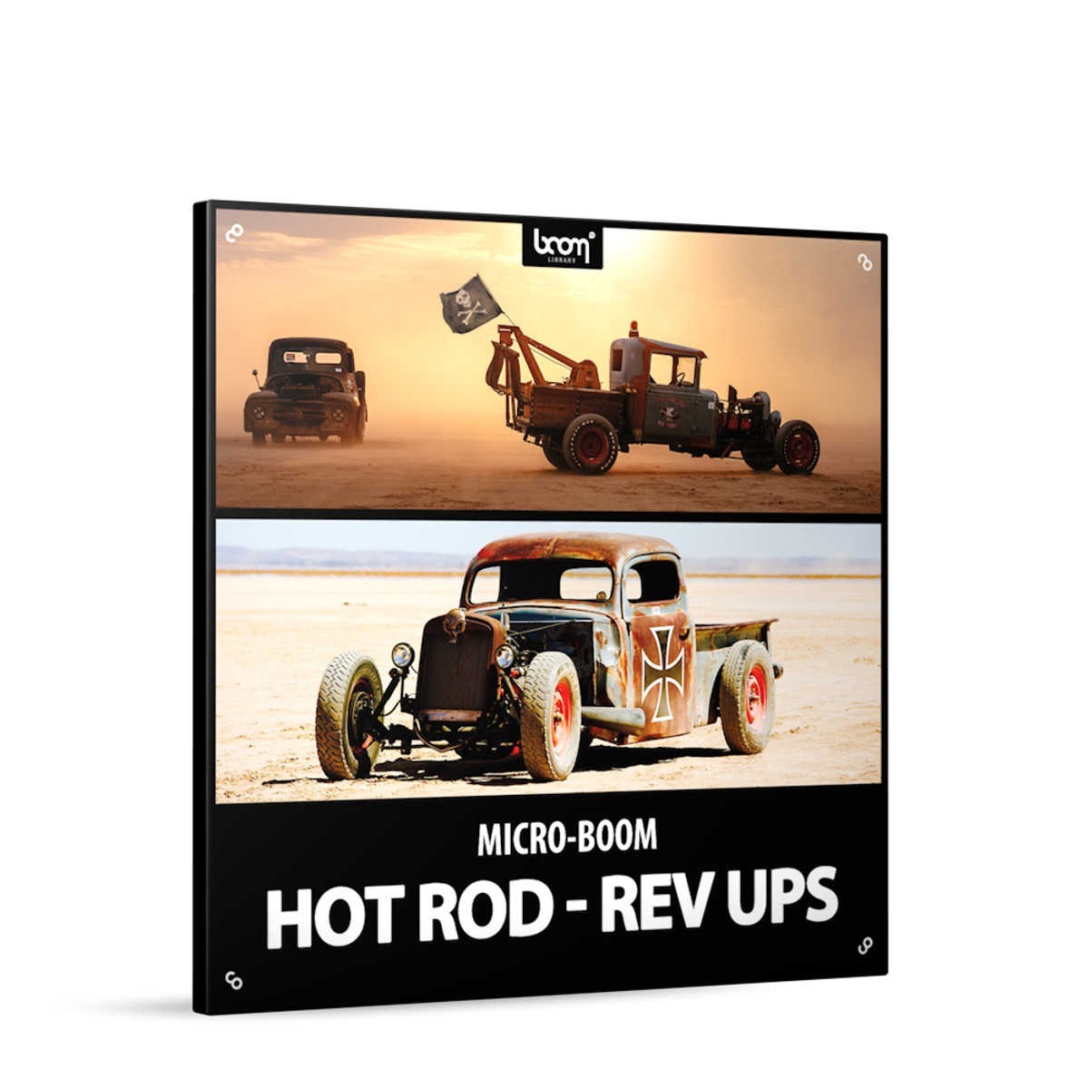 BOOM Library - Hot Rod - Rev Ups Sample Packs Software GUI Artwork