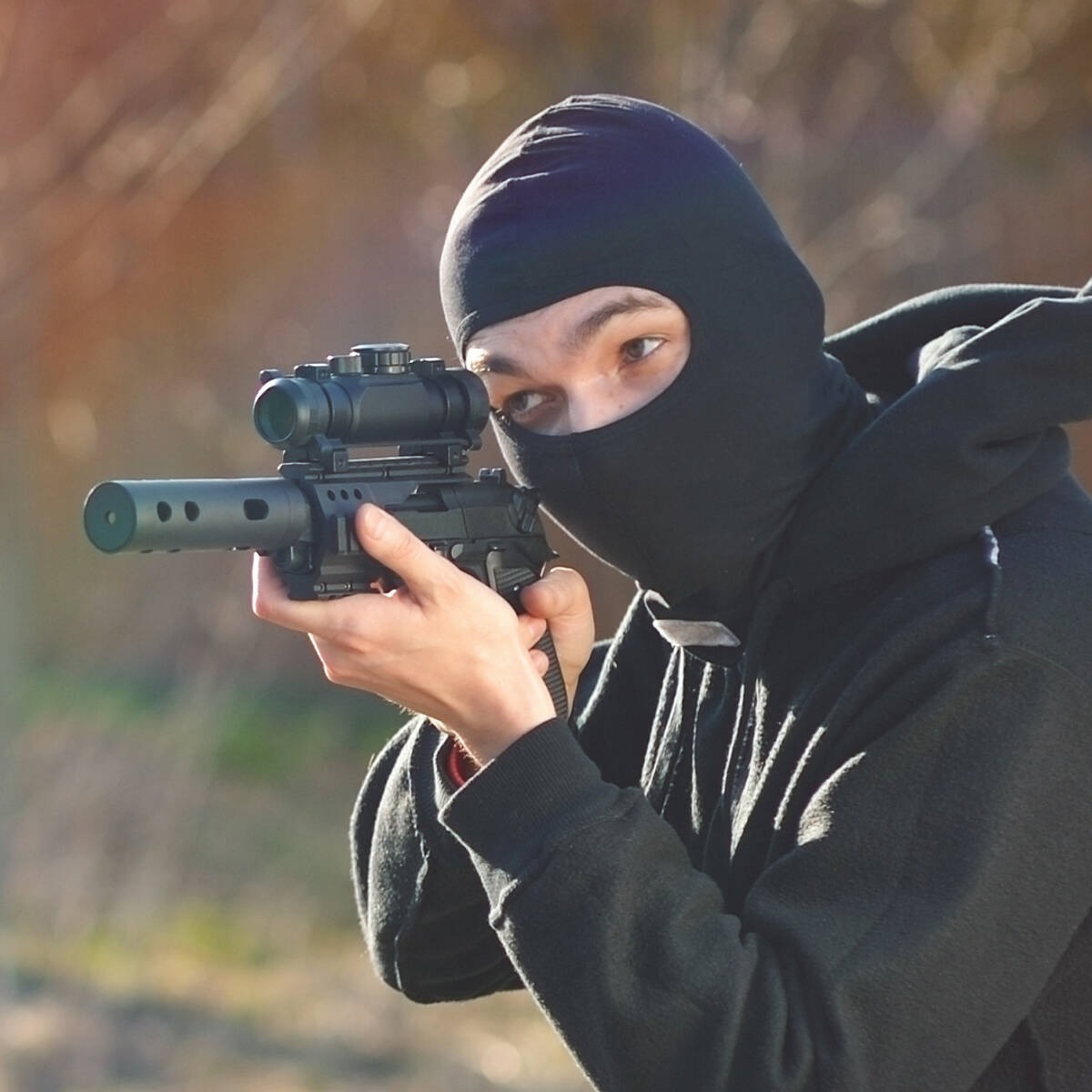 Gamemaster Audio - Silenced Gun Sounds Sample Packs Software GUI Artwork