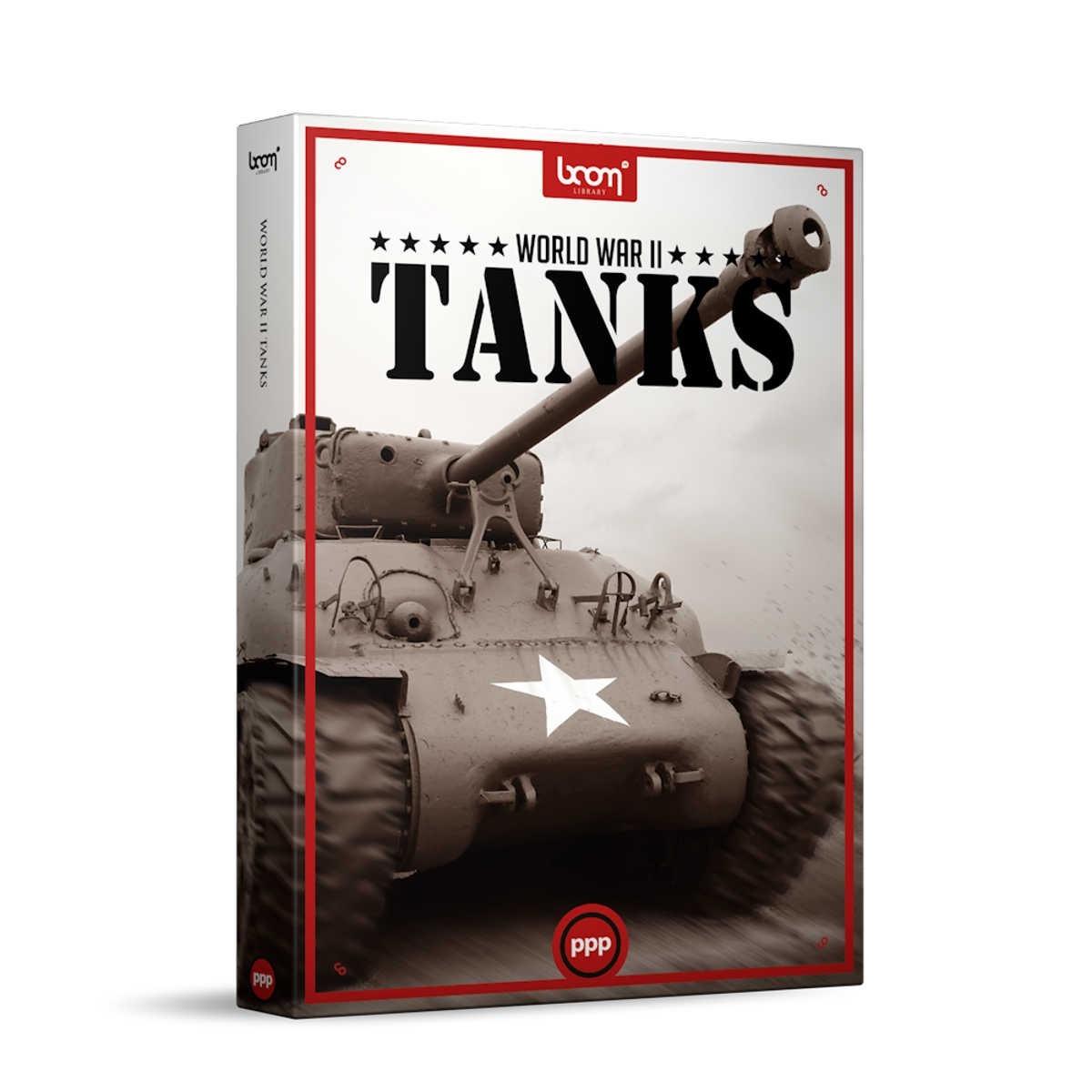 BOOM Library - World War 2 Tanks Sample Packs Software GUI Artwork