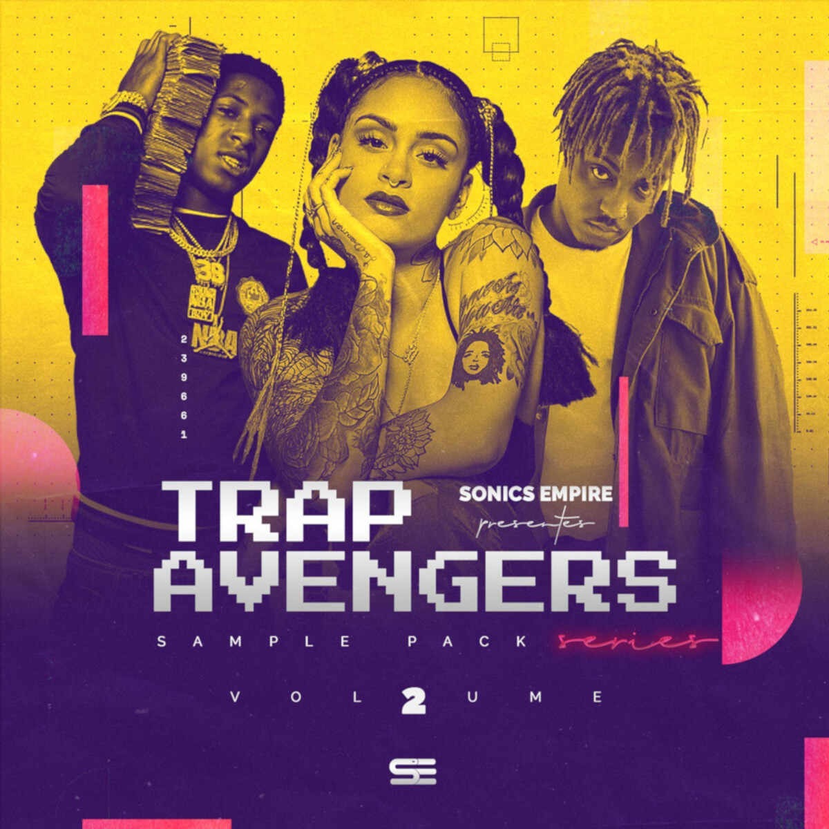 Sonics Empire - Trap Avengers Vol 2 Sample Packs Software GUI Artwork