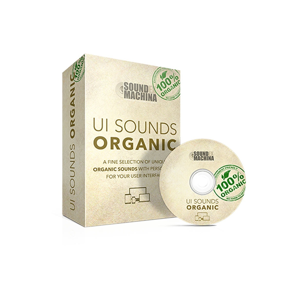 Sound Ex Machina - UI Sounds: Organic Sample Packs Software GUI Artwork