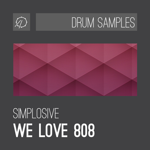 Simplosive - We Love 808 Sample Packs Software GUI Artwork