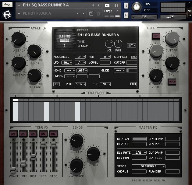 Rigid Audio - Electro House Kontakt Instruments Software GUI Artwork