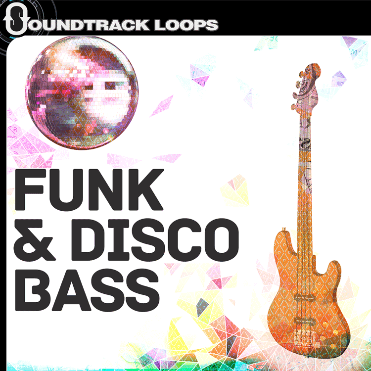 Soundtrack Loops - Funk and Disco Bass Guitar Sample Packs Software GUI Artwork