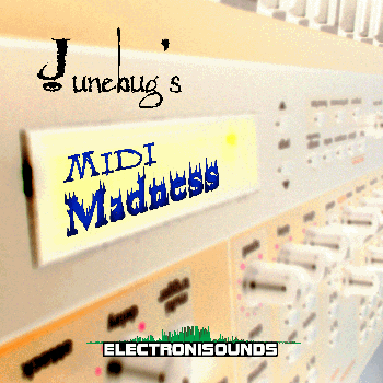 Electronisounds - Junebugs MIDI Madness Sample Packs Software GUI Artwork